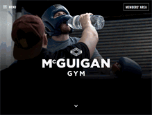 Tablet Screenshot of mcguigangym.com